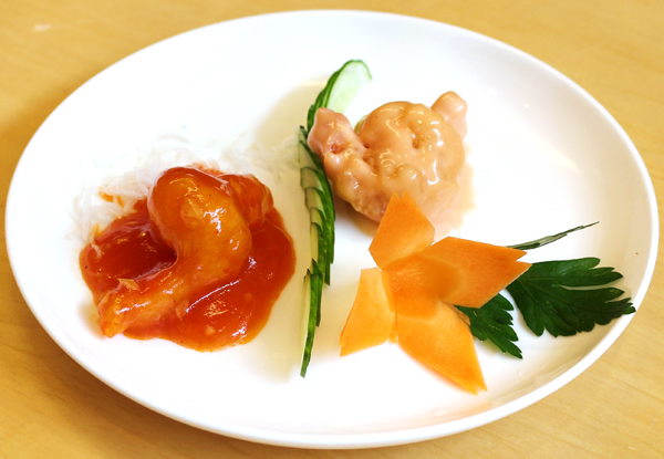 車エビのマヨネーズソース&チリソース